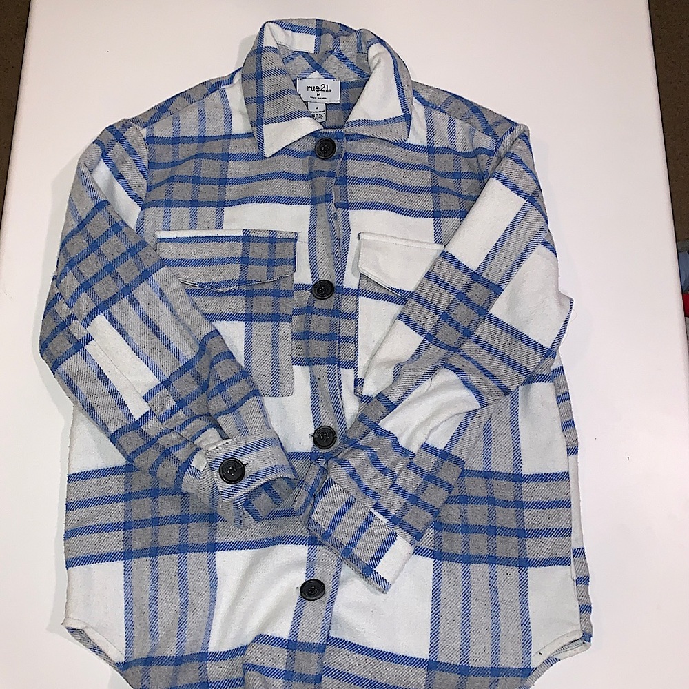 Soft button-up flannel/coat